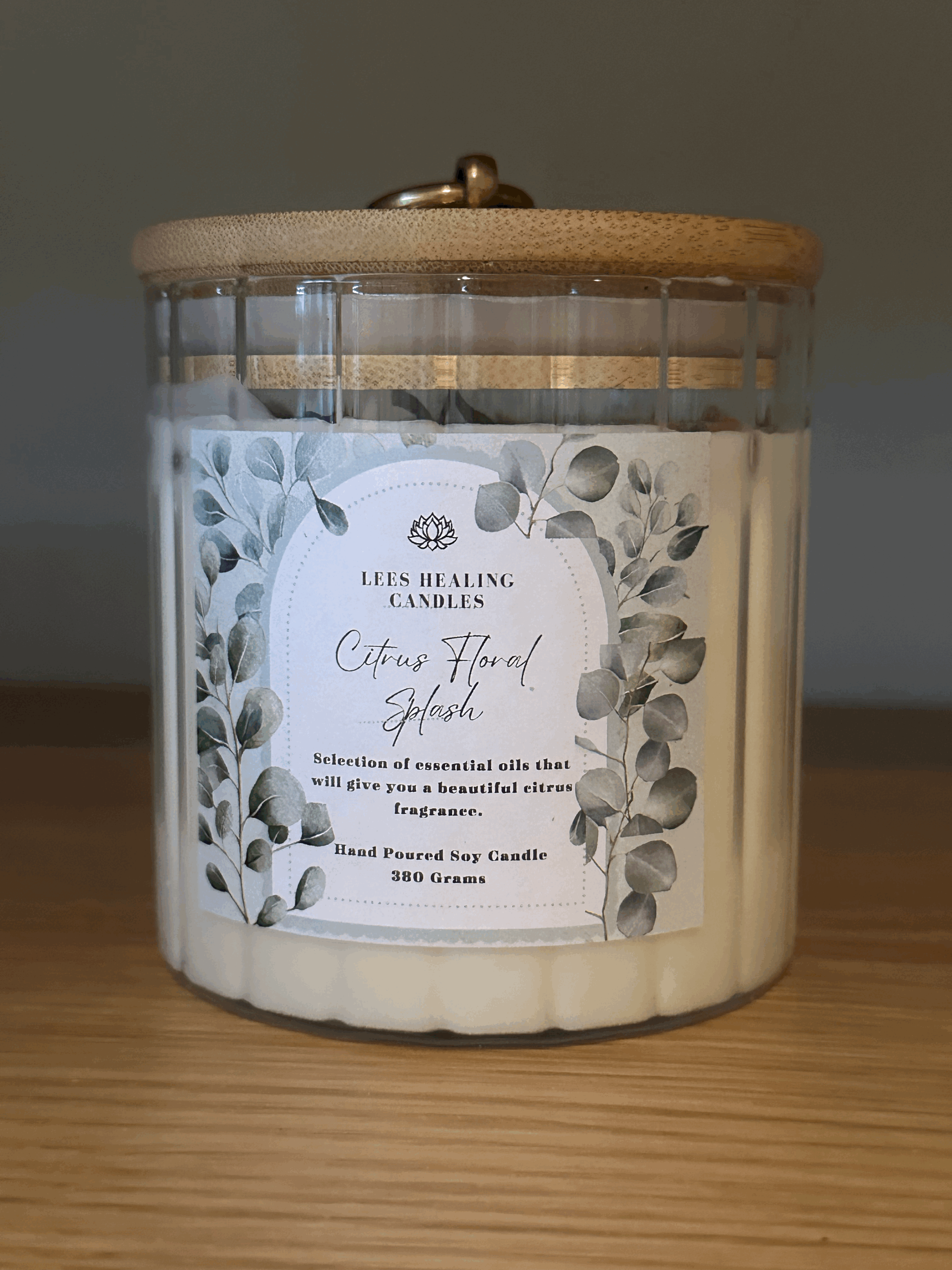 Lees Healing Candles – Citrus Floral Splash